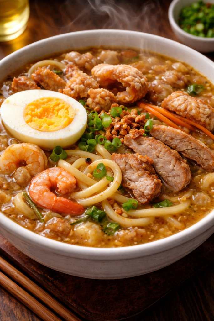 Beegees Special Lomi in Lipa City - famous Batangas lomi noodle soup