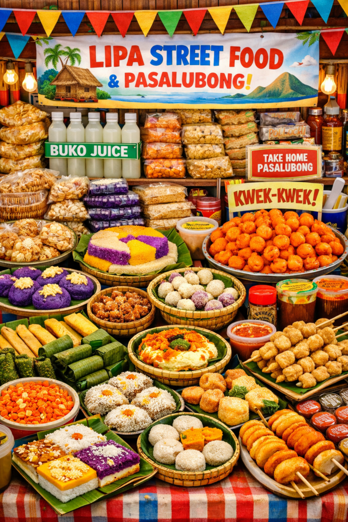 Lipa City street food and pasalubong - public market finds