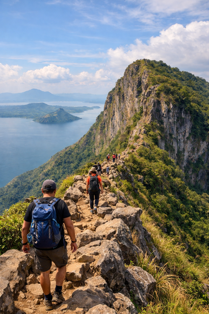 Mt Maculot Rockies Trail - easiest route with the best views.