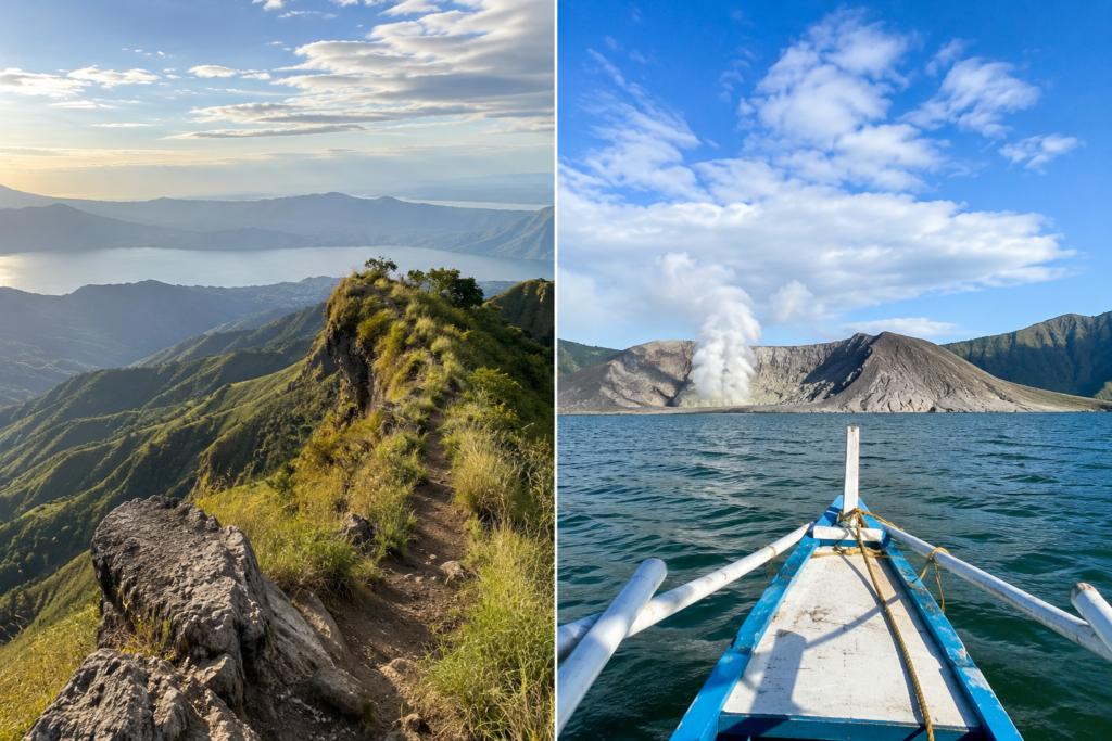 Mt. Maculot Rockies viewpoint and Taal Lake adventure near Lipa