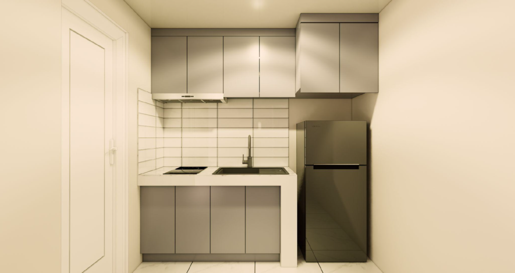 Mickey in Lipa full kitchen with stove fridge and full cookware in Lipa City