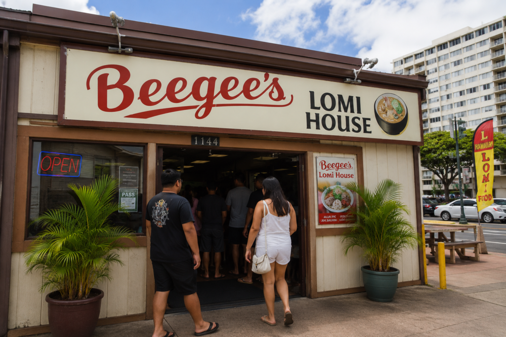 Beegees Lomi House Lipa City storefront - famous Batangas lomi restaurant. 