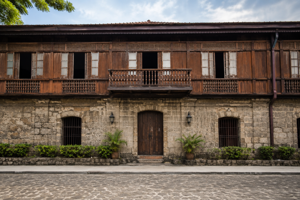 Lipa heritage bahay-na-bato house - architecture from the coffee boom era 1800s. 