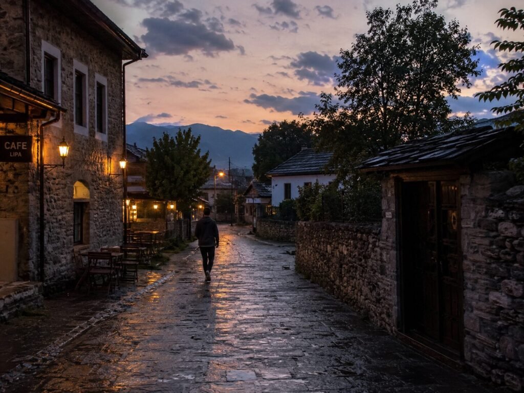 "Cool evening walk in a Lipa City village - rainy-season remote-work break"