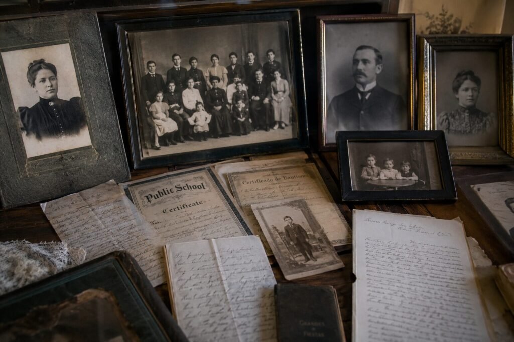 "Katigbak family photographs and documents at Casa de Segunda Lipa"