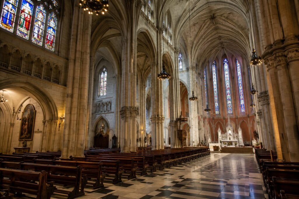 "San Sebastian Cathedral Lipa City interior - one of the largest in the Philippines"