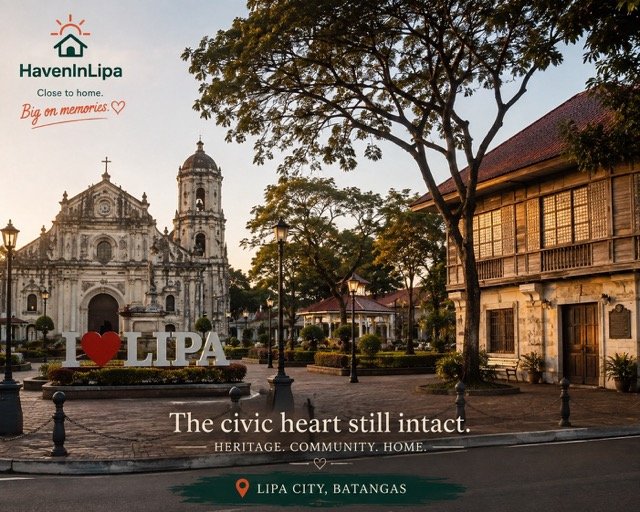 Lipa heritage center San Sebastian Cathedral and Plaza Independencia